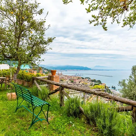 Semesterbostad Starhost - Marcella Con Terrazza E Giardino Vista Mare Vietri